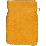 Gant de toilette 16 x 22 cm en Coton couleur Bouton d'or